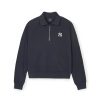 Apparel MLB korea Sweatshirts | [Wms] Women Basic Small Logo Crop Sweatshirts New York Yankees