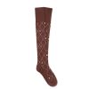 Acc MLB korea Socks | Premium Dia Monogram Over Knee Socks Boston Red Sox