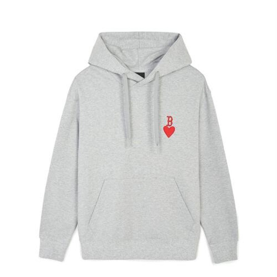 Apparel MLB korea Hoodies | Heart Overfit Hoodie Boston Redsox