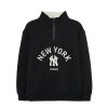 Kids MLB korea Sweatshirts | [Kids] Varsity Half Zip Sweatshrit New York Yankees