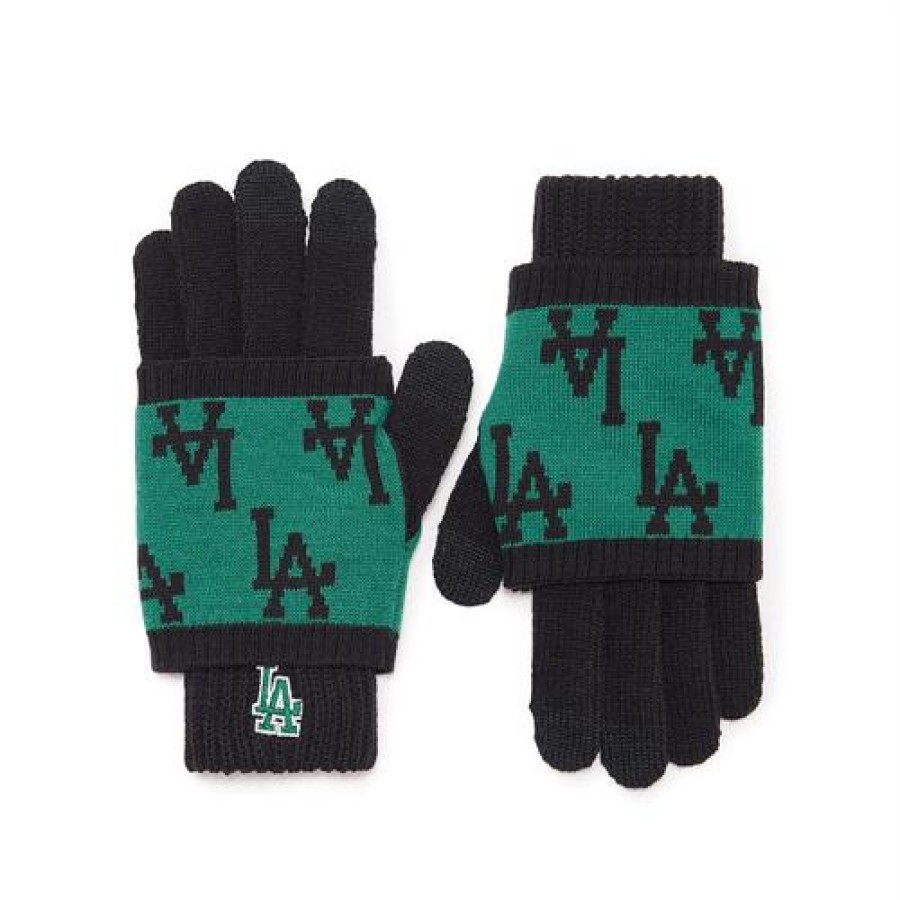 Kids MLB korea Others | [Kids] Classic Monogram Knit Glove Los Angeles Dodgers