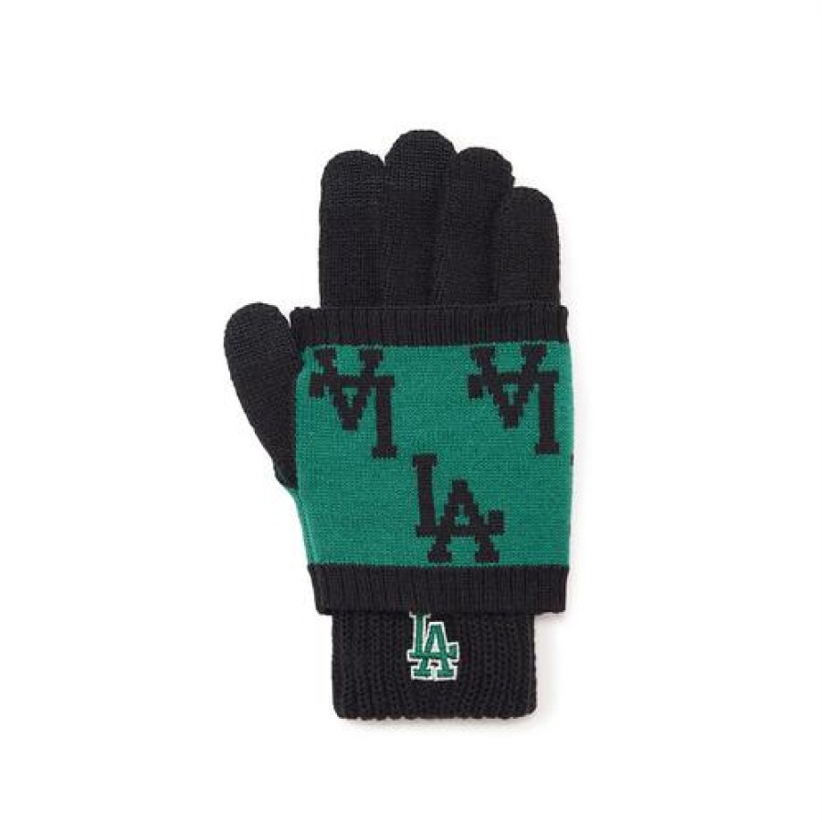 Kids MLB korea Others | [Kids] Classic Monogram Knit Glove Los Angeles Dodgers