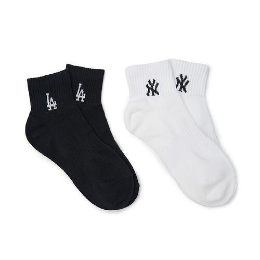 Acc MLB korea Socks | Small Logo Short Socks 2Pairs Set