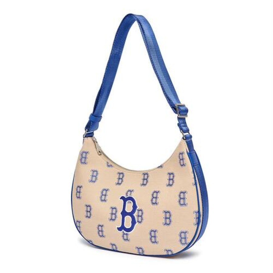 Bag MLB korea | Big Classic Monogram Jacquard L Hobo Bag Boston Red Sox