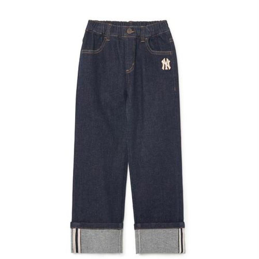 Kids MLB korea Pants | [Kids] Varsity Denim Pants New York Yankees