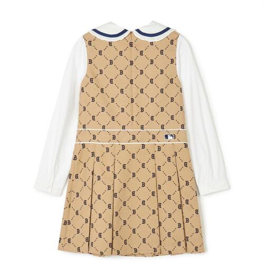 Kids MLB korea Skirts | [Kids] Dia Monogram Dress Boston Red Sox