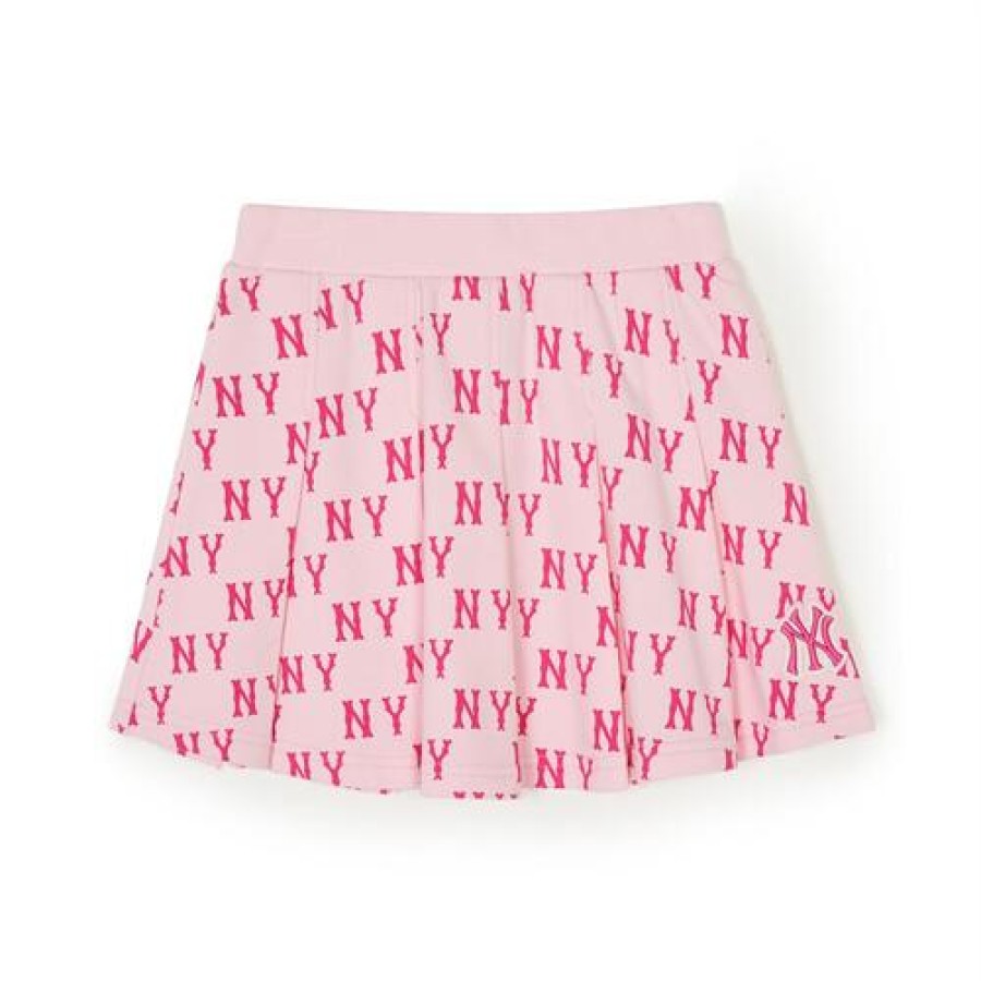 Kids MLB korea Skirts | [Kids] Classic Monogram Pleats Skirt New York Yankees