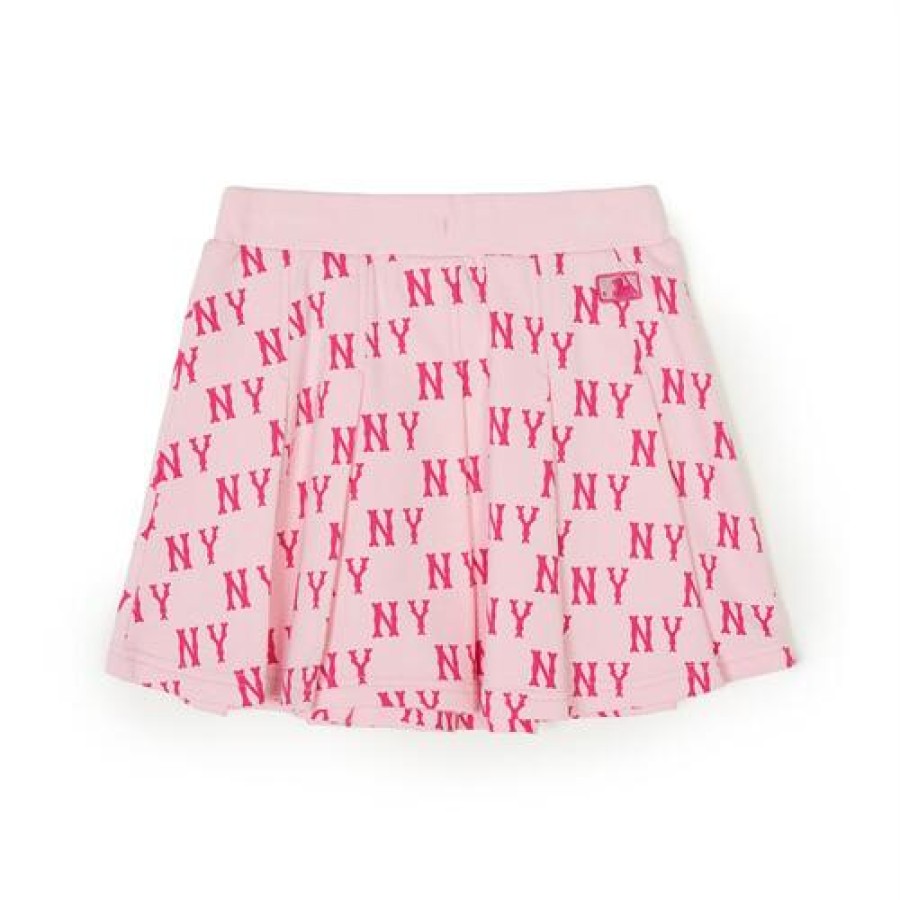 Kids MLB korea Skirts | [Kids] Classic Monogram Pleats Skirt New York Yankees