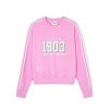 Apparel MLB korea Sweatshirts | [Wms] Women`S Sportive Varsity Track Crop Sweatshirts New York Yankees