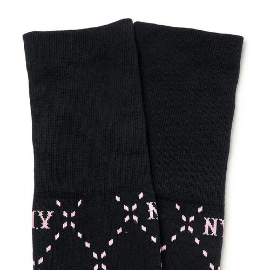 Acc MLB korea Socks | Premium Dia Monogram Over Knee Socks New York Yankees