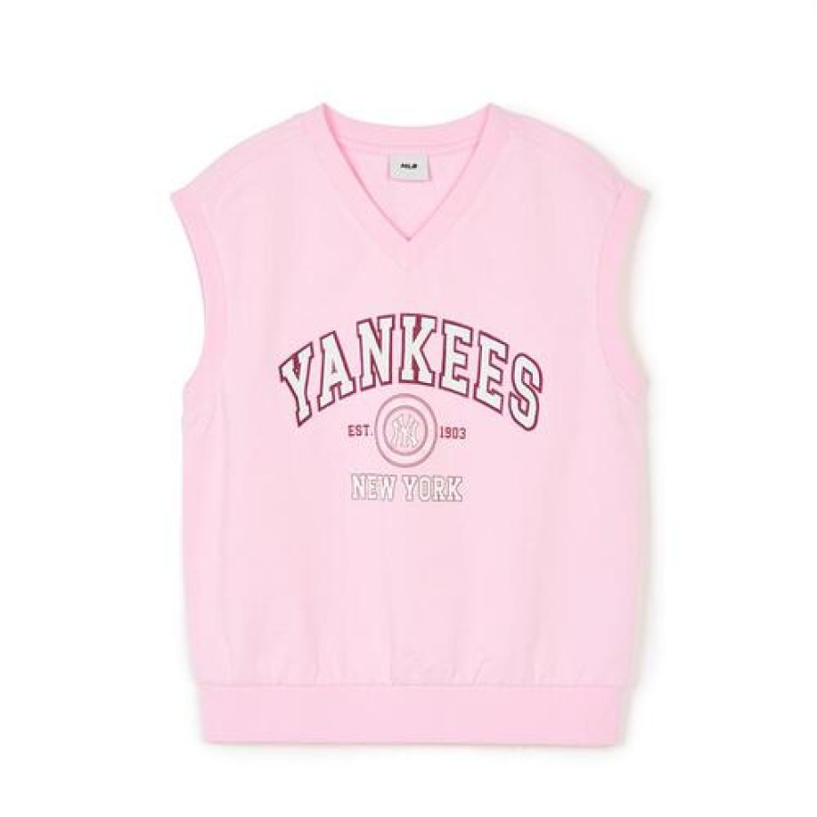 Kids MLB korea Sweatshirts | [Kids] Varsity 3Pcs Vest&Long-Sleeve Set-Up New York Yankees