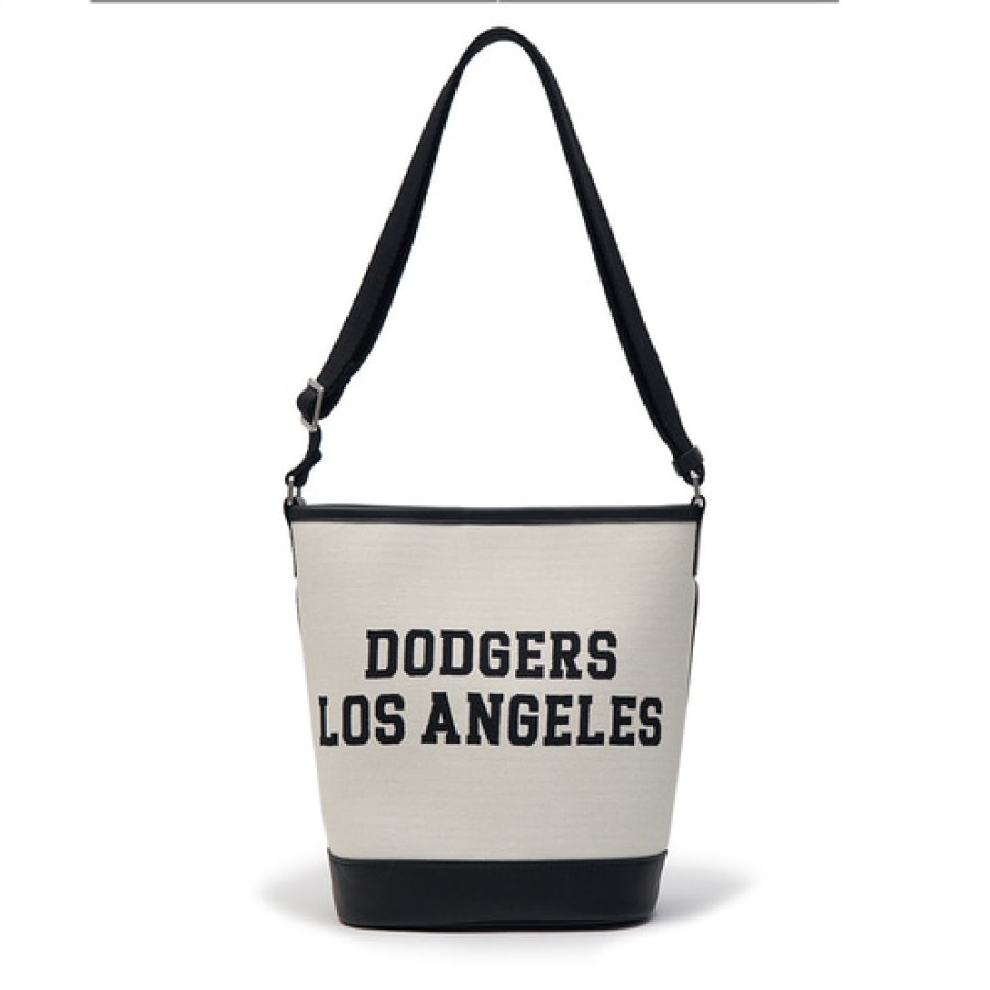 Bag MLB korea | Varsity Jacquard Canvas Bucket Bag Los Angeles Dodgers