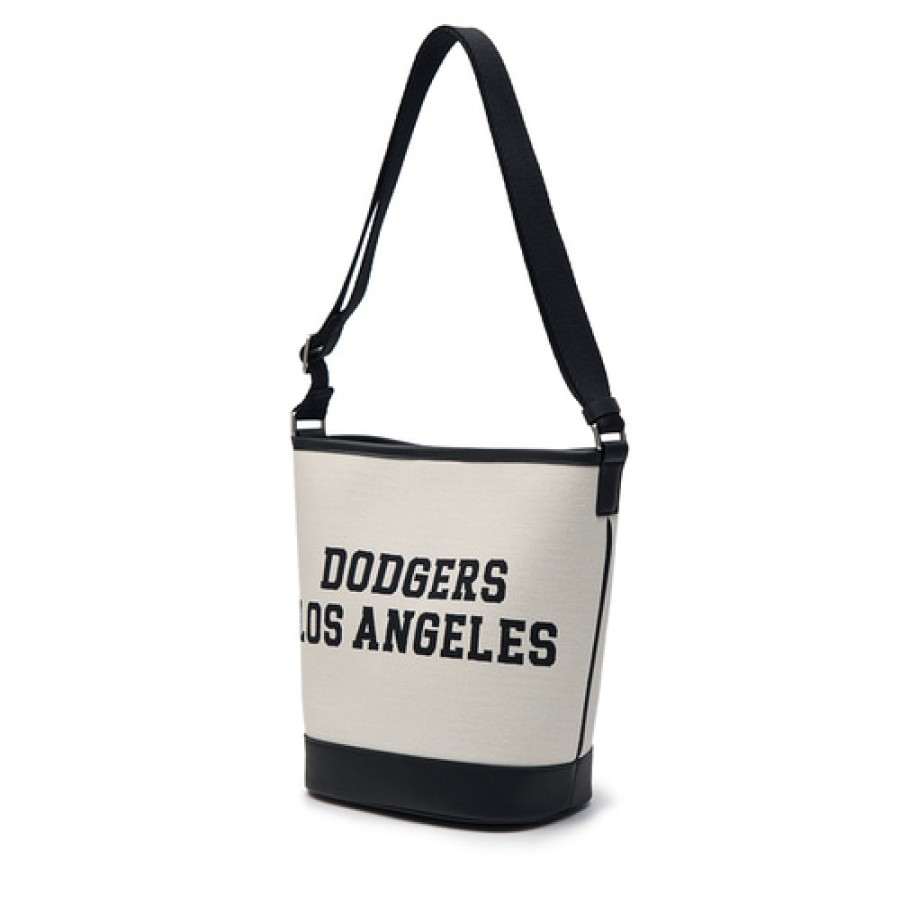 Bag MLB korea | Varsity Jacquard Canvas Bucket Bag Los Angeles Dodgers