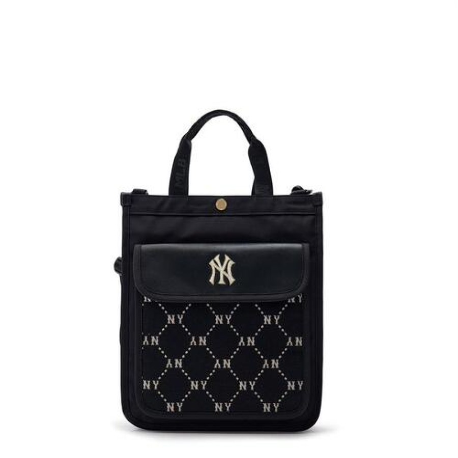 Kids MLB korea Bags | [Kids] Dia Monogram Premium School Sub Bag New York Yankees