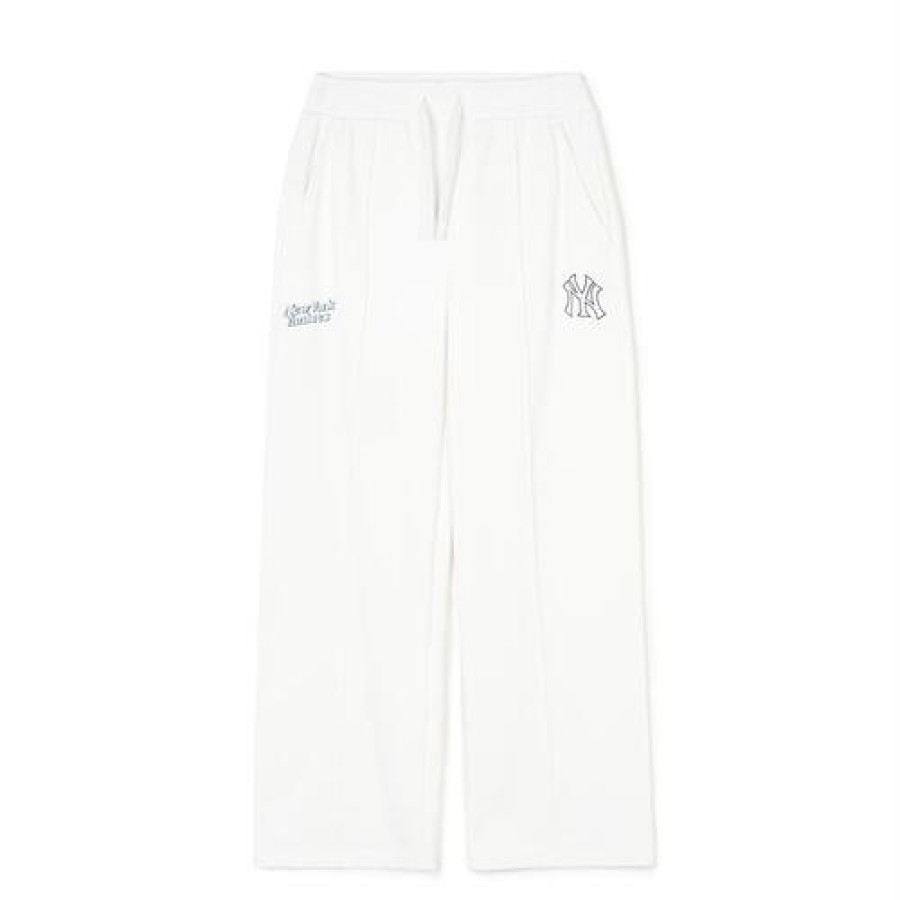 Apparel MLB korea Pants | [Wms] Women`S Varsity Pintuck Wide Pants New York Yankees