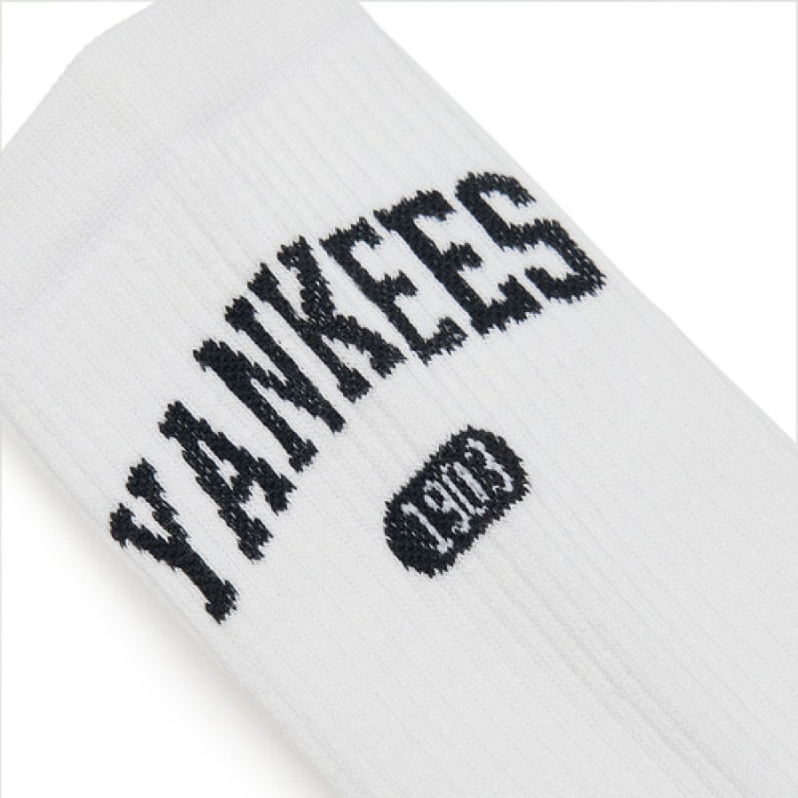 Acc MLB korea Socks | Varsity Lettering Mid Socks New York Yankees