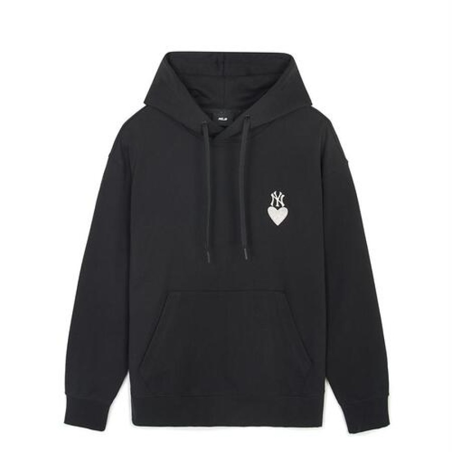 Apparel MLB korea Hoodies | Heart Overfit Hoodie New York Yankees