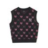 Kids MLB korea Sweatshirts | [Kids] Heart Allover Vest New York Yankees