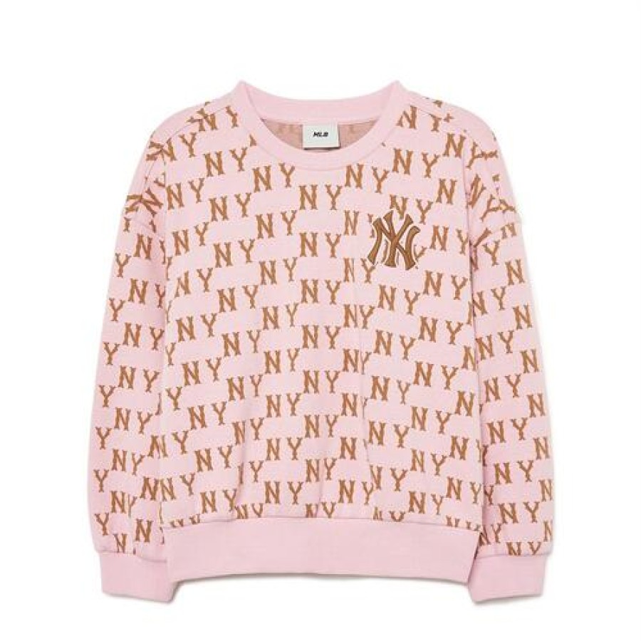 Kids MLB korea Sweatshirts | [Kids] Classic Monogram Girl`S Sweatshirt New York Yankees