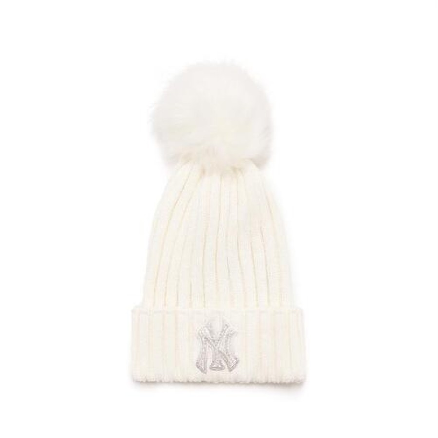 Kids MLB korea Beanies/Hats | [Kids] Basic Girl`S Metal Beanie New York Yankees