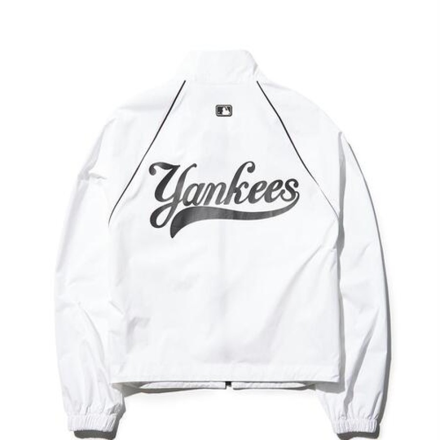 Apparel MLB korea Windbreakers | [Wms] Women`S Sportive Varsity Crop Windbreaker New York Yankees