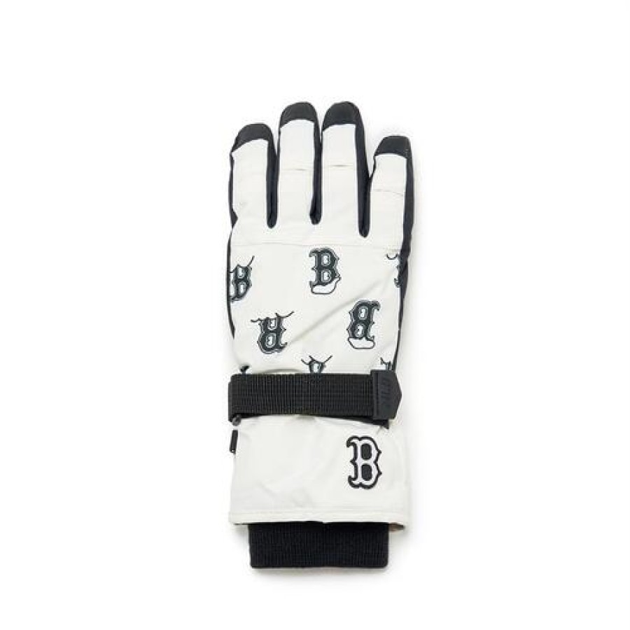 Kids MLB korea Others | [Kids] Winter Monogram Board Gloves Boston Red Sox