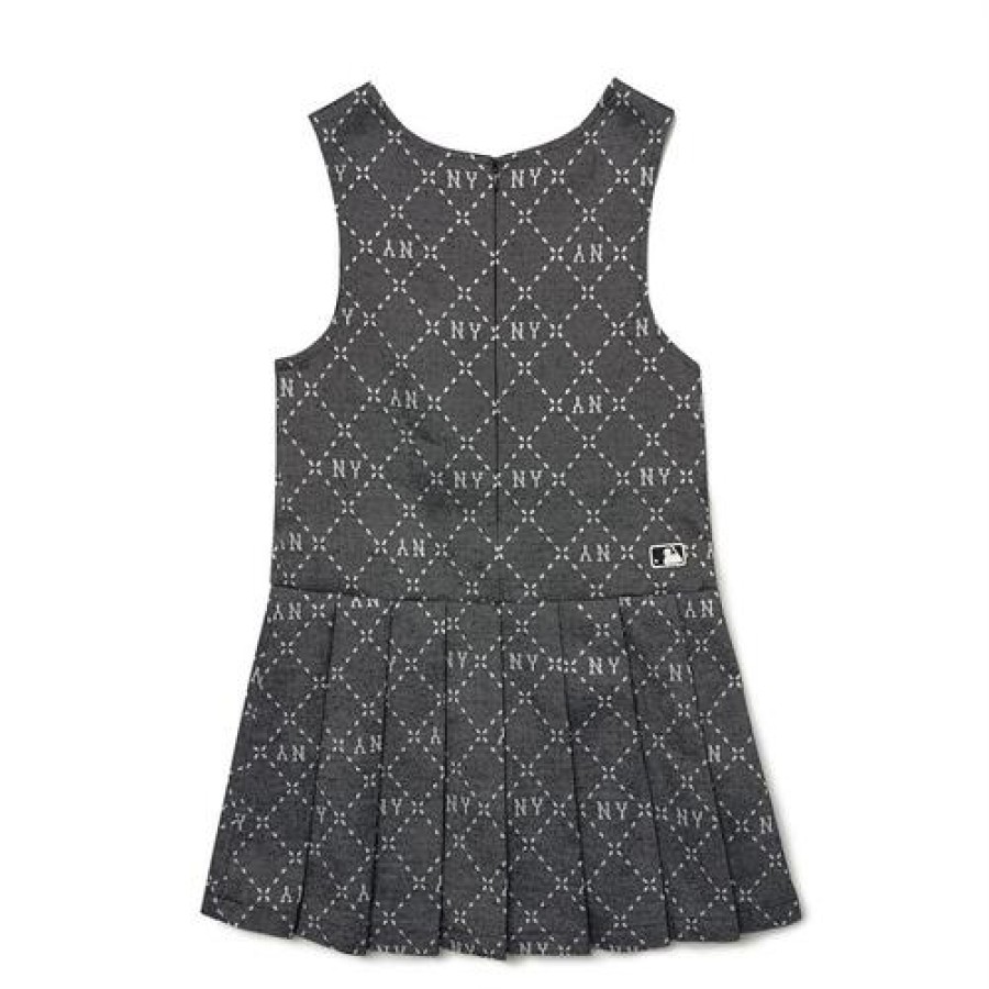 Kids MLB korea Dresses | [Kids] Dia Monogram Jacquard Dress New York Yankees