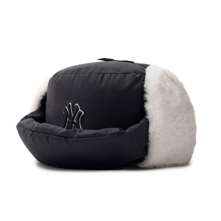 Kids MLB korea Winter Hats | [Kids] Basic Winter Padding Ear Flap Bucket Hat New York Yankees