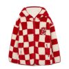 Acc MLB korea Padded Jackets | [Kids] Checker Board Fleece Jp Cleveland Indians