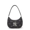 Bag MLB korea | Classic Monogram Denim Hobo Bag New York Yankees