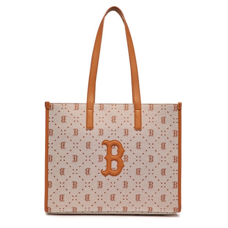 Bag MLB korea | Big Dia Monogram Jacquard L Tote Bag Boston Red Sox