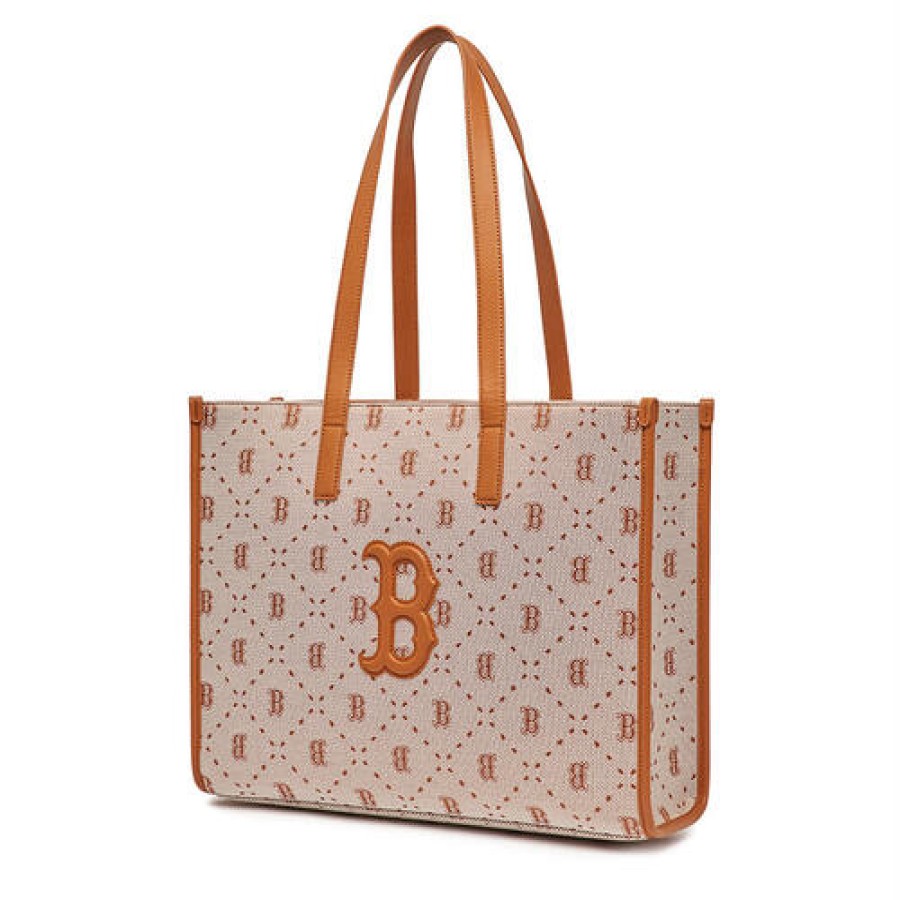 Bag MLB korea | Big Dia Monogram Jacquard L Tote Bag Boston Red Sox