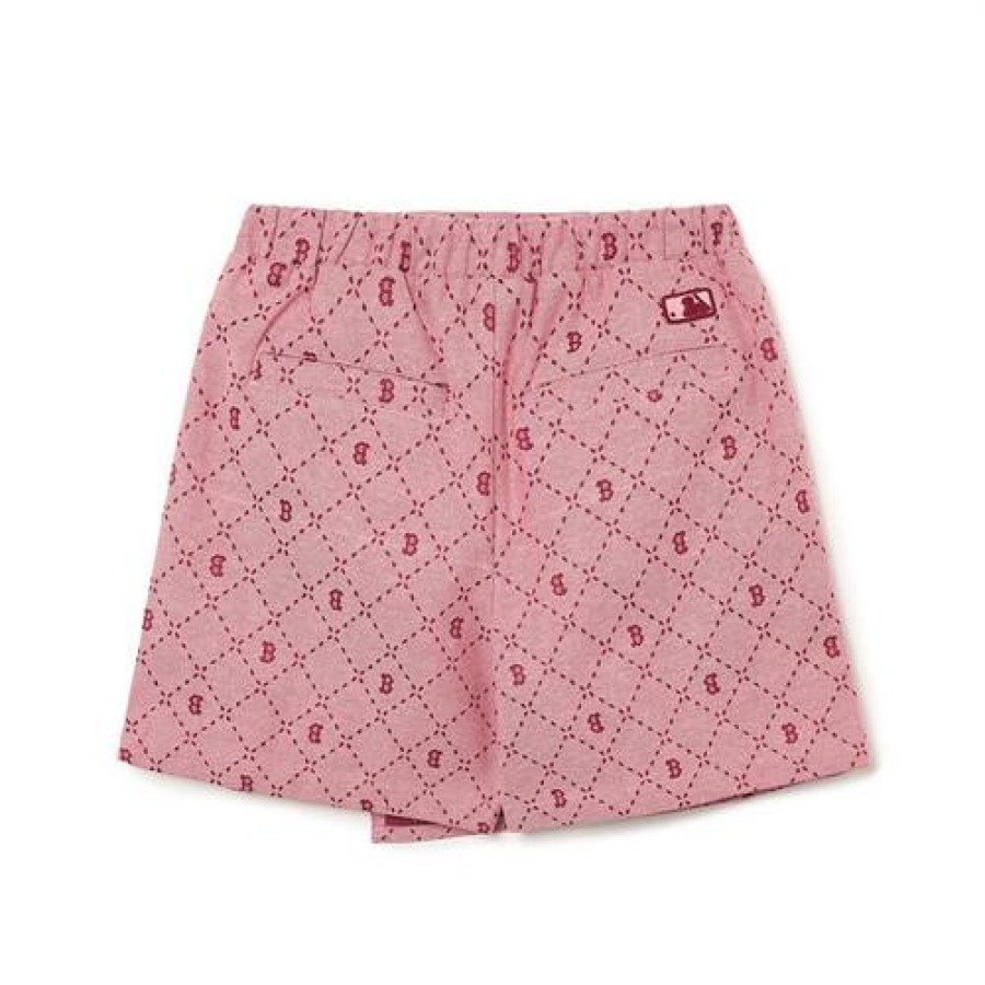 Kids MLB korea Skirts | [Kids] Dia Monogram Jacquard Lap Skort Boston Red Sox