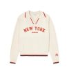 Apparel MLB korea Sweaters | [Wms] Women`S Varsity Slit Collar Neck Sweater Pullover New York Yankees