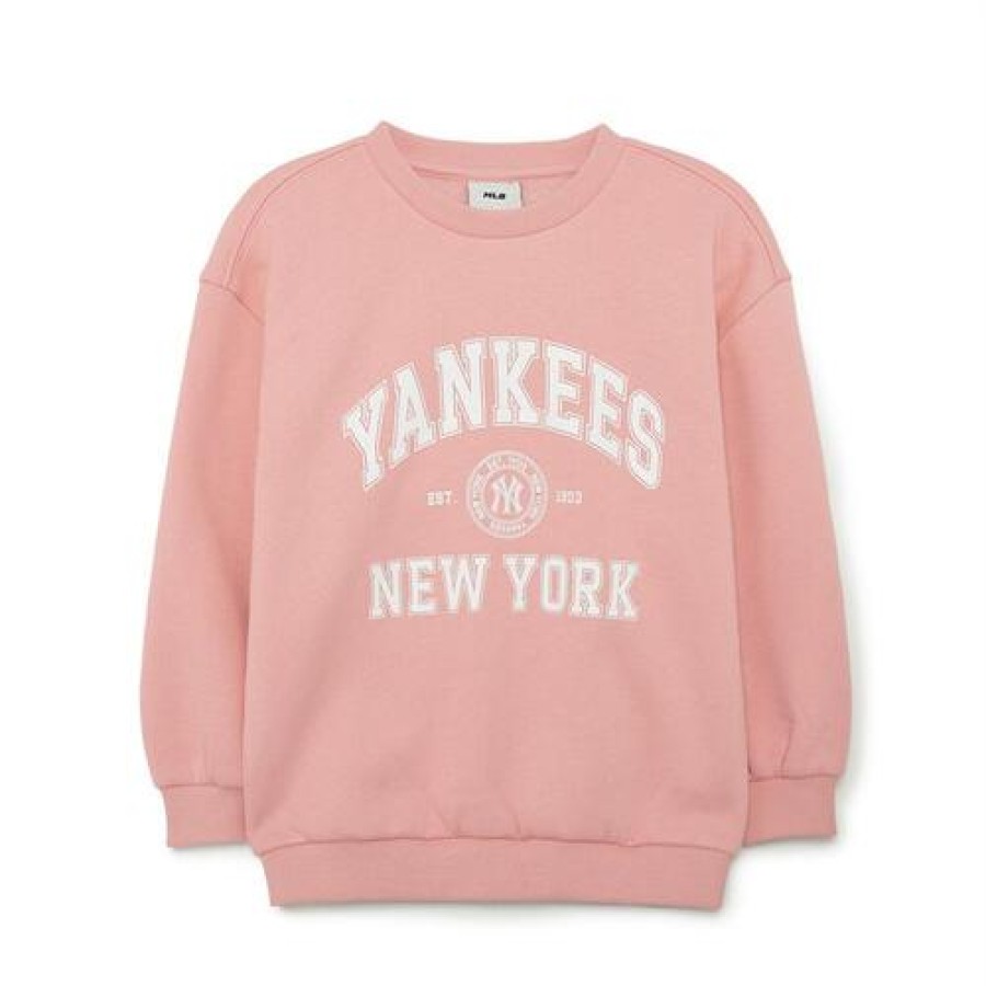 Kids MLB korea Sweatshirts | [Kids] Varsity Fleeced Mtm Set Up New York Yankees