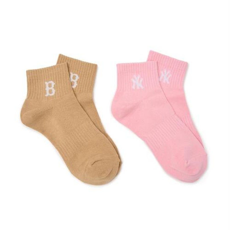 Acc MLB korea Socks | Small Logo Short Socks 2Pairs Set