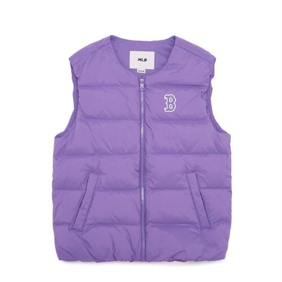 Acc MLB korea Padded Jackets | [Kids] (Duck 9010) Air Daily Light Weight Down Vest Boston Red Sox