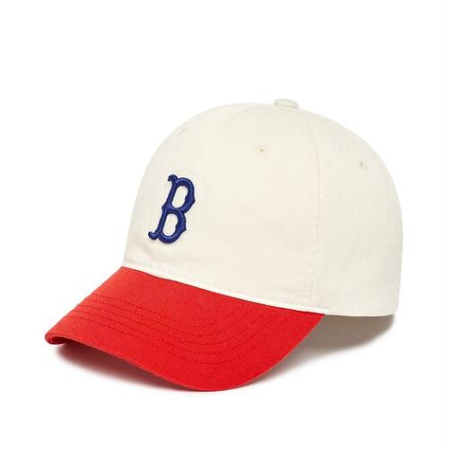 Cap MLB korea Un_Structure | Basic Color Block Unstructured Ball Cap Boston Red Sox