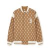 Apparel MLB korea Jackets | Classic Monogram Jqd Shoulder-Block Varsity Jacket(Single-Layer) Boston Redsox