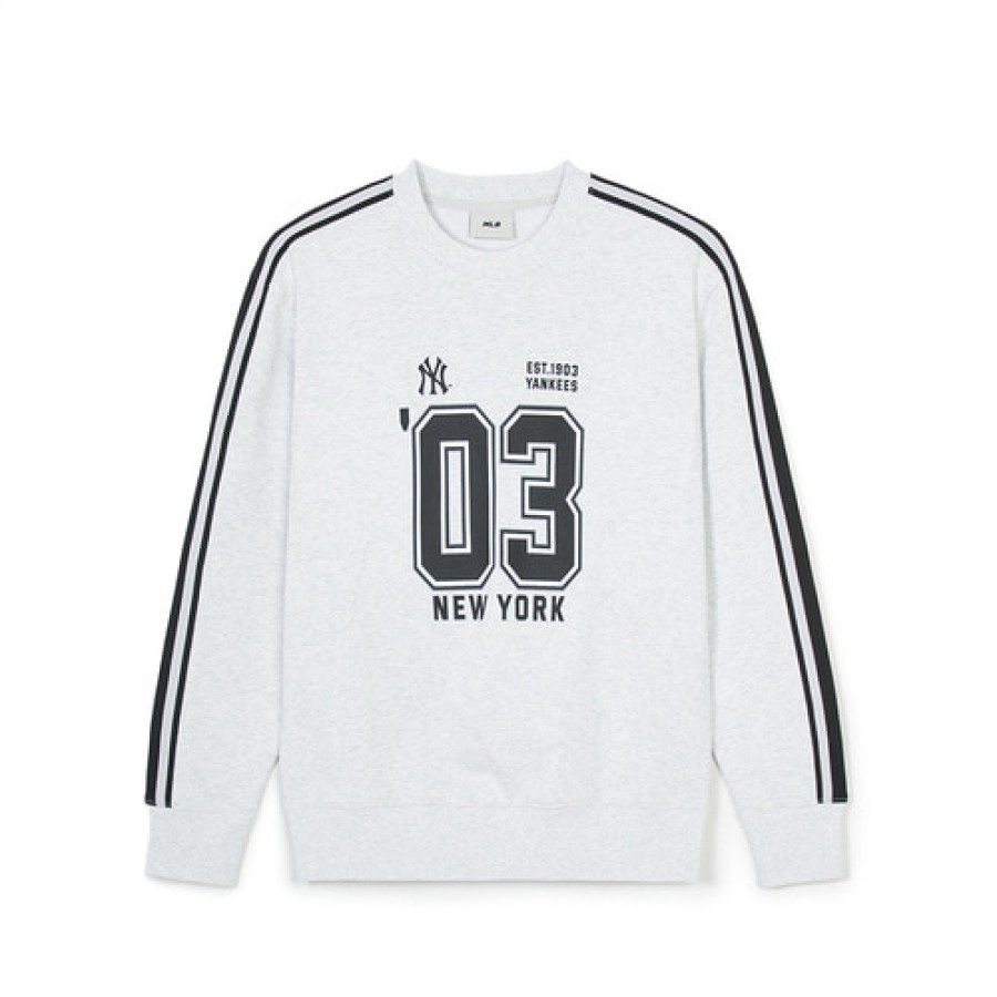 Apparel MLB korea Sweatshirts | Sportvie Varsity Overfit Track Sweatshirts New York Yankees